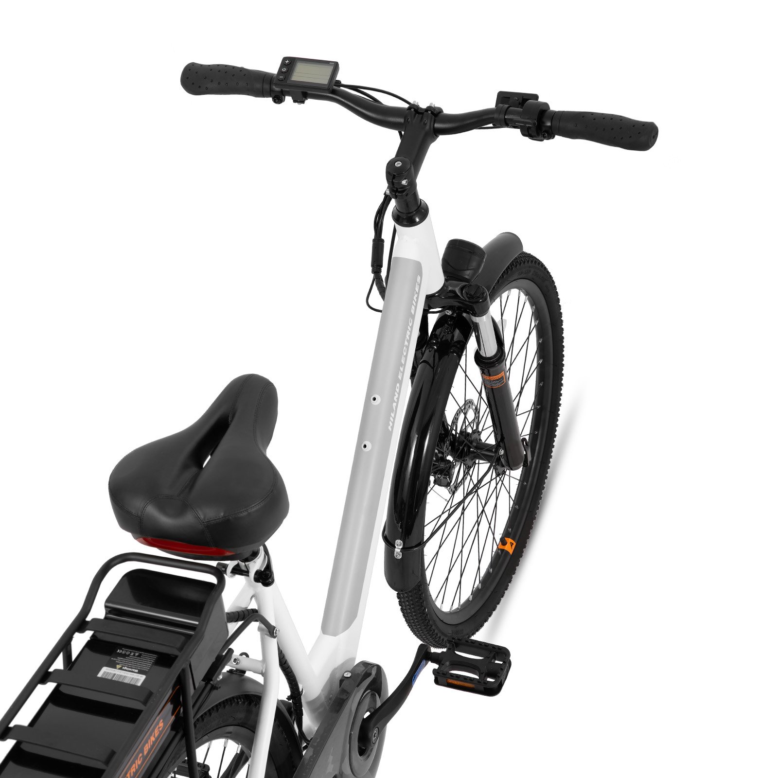 JOYKIE EU warehouse single speed 26 Inch Ebike 500W Front Suspension 36V 7.8 AH Lithium Battery Electric City Bike