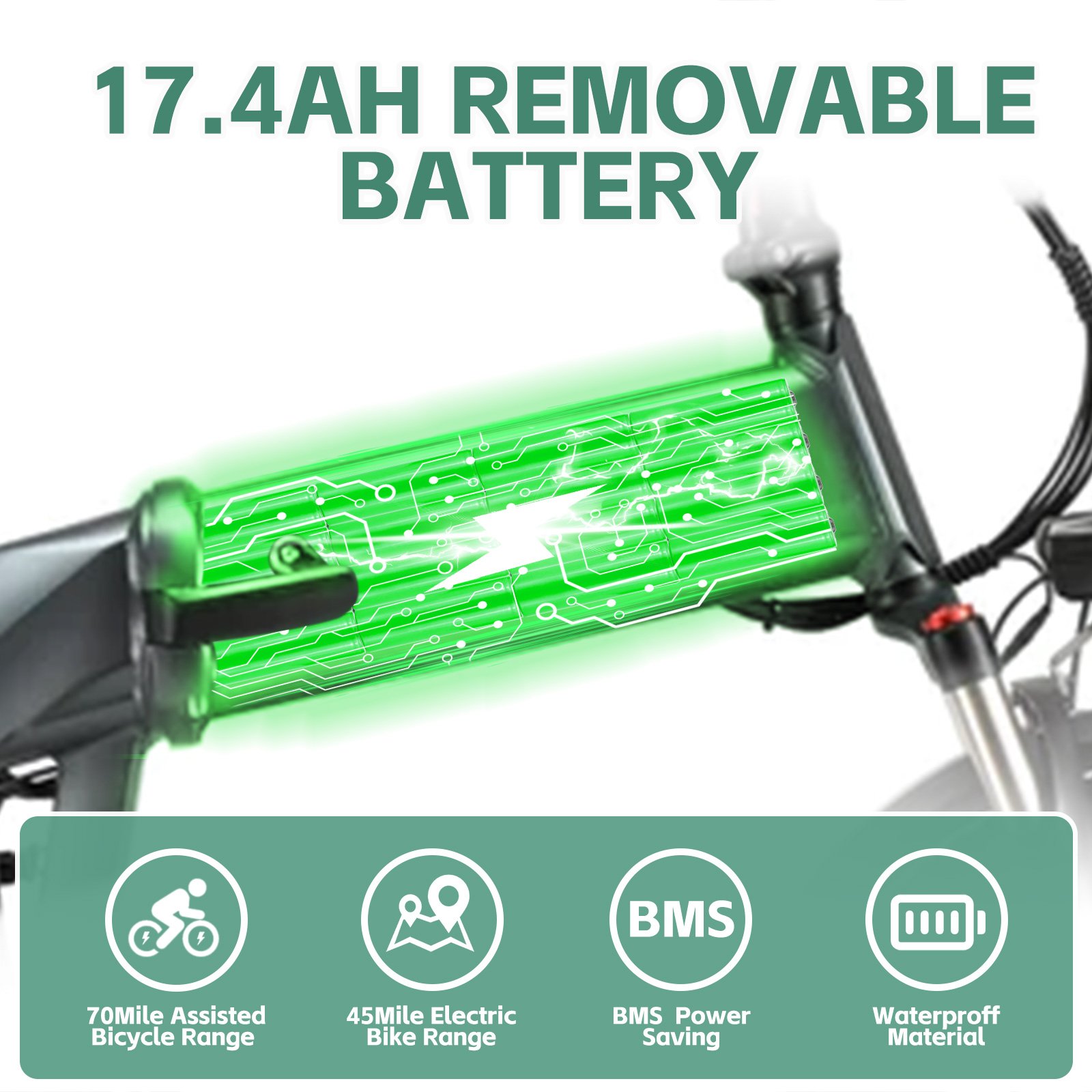 1000 watt new folding ebike 20 inch electric folding e bike mountain electric fat tire bike for sale