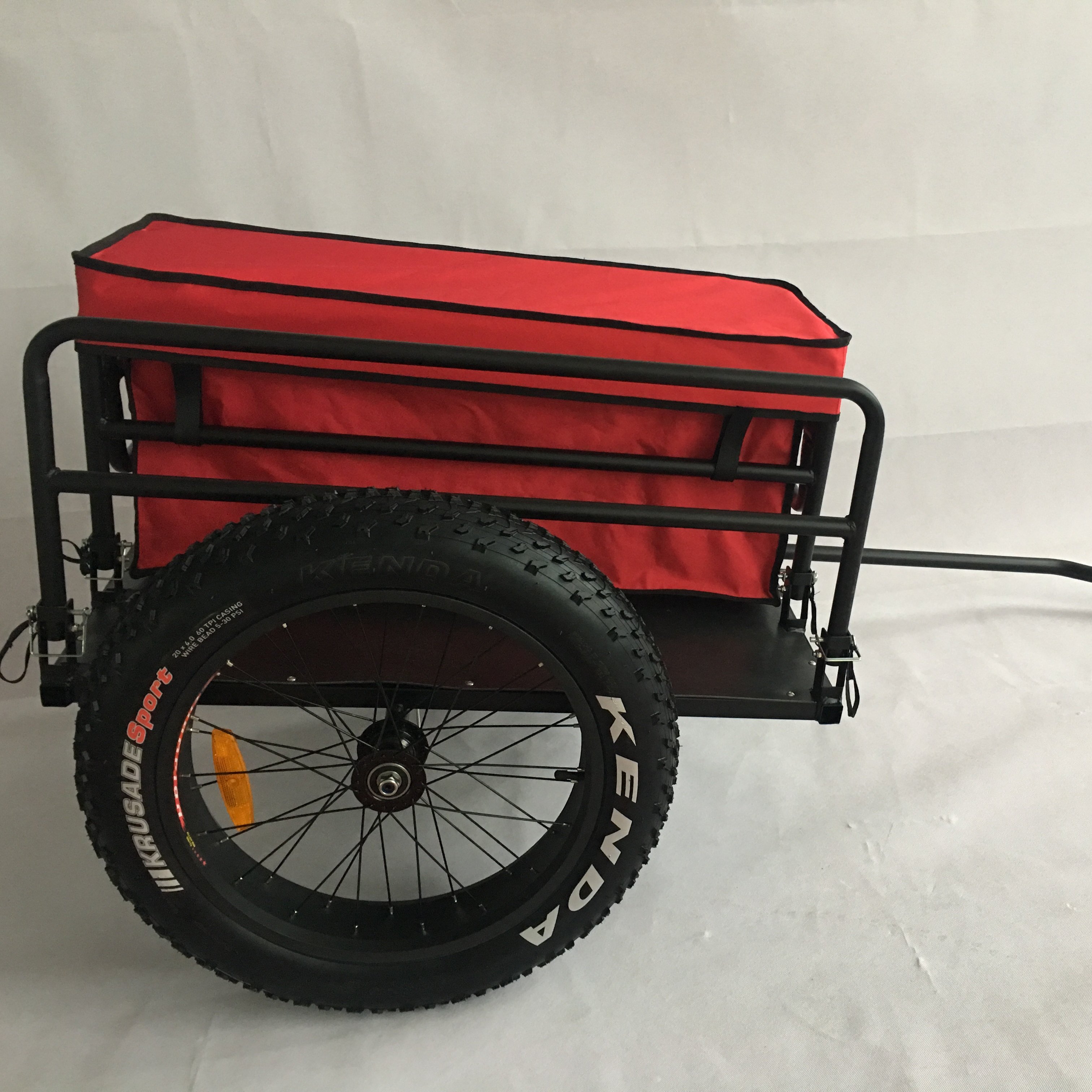 Factory Direct Sales Beach Trailer Can Be Used In Electric Bikes Electric Tricycles 20inch Snow Bicycle Trailer Stock