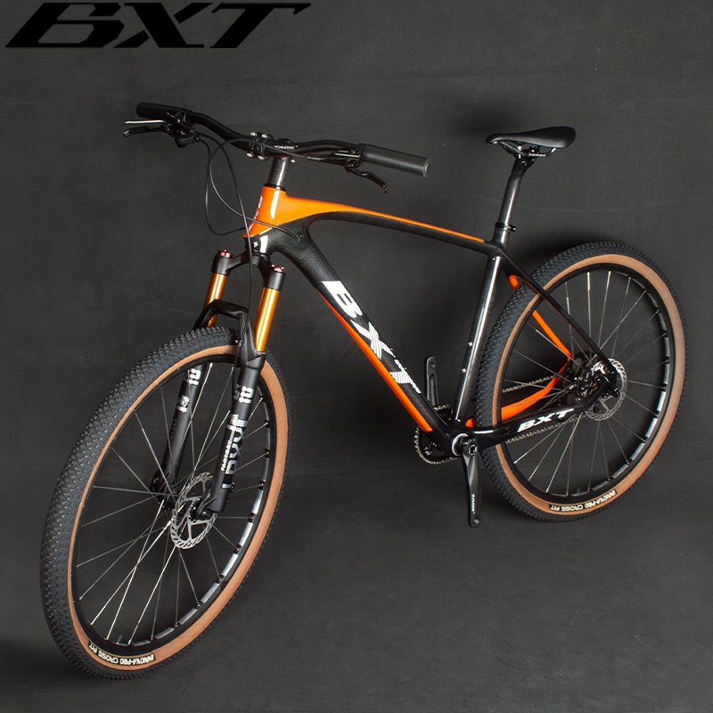 BXT 29er Carbon Mountain Bike Front Suspension Fork Full Carbon MTB 29er Hardtail 1x11Speed Mountain Carbon Bicycle Disc Brake