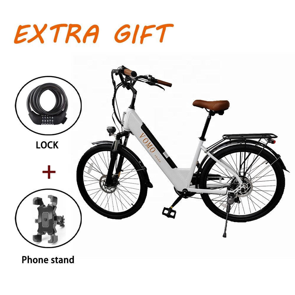 26inch electric city bike price Woman E-bike 250W Motor Battery Electric lady bike Electr bike city Bicycle VOMO CS20 ebike