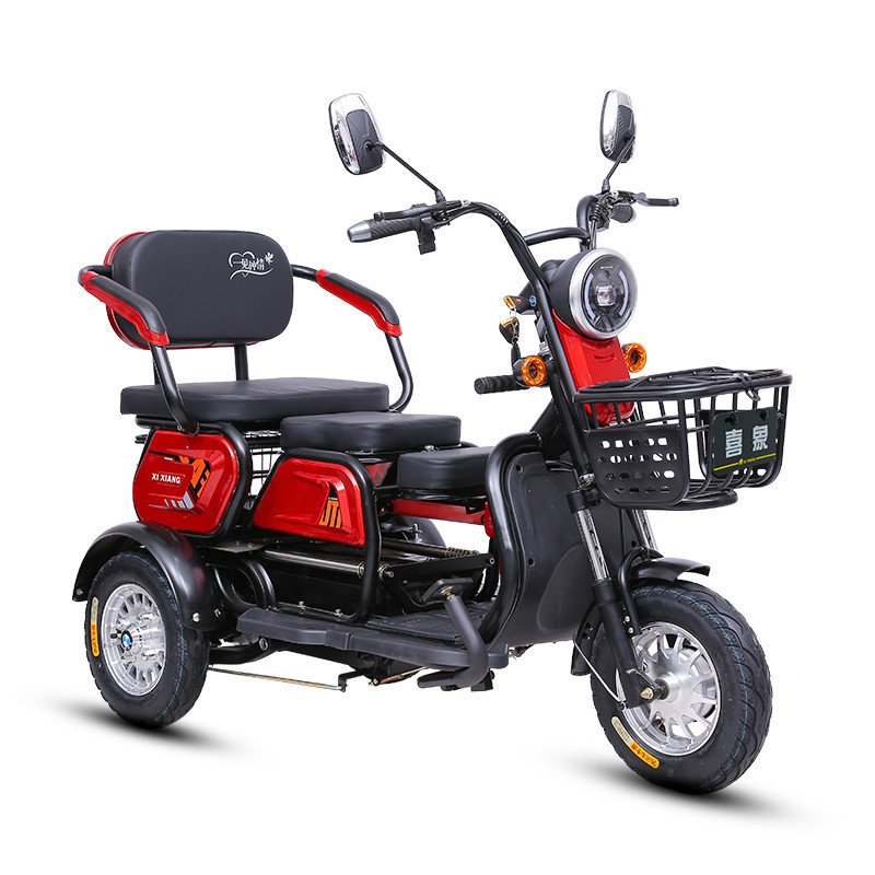 New Model 600w Motor Electric City Bike Cheap Folding 3-Wheel Tricycle Motorcycle