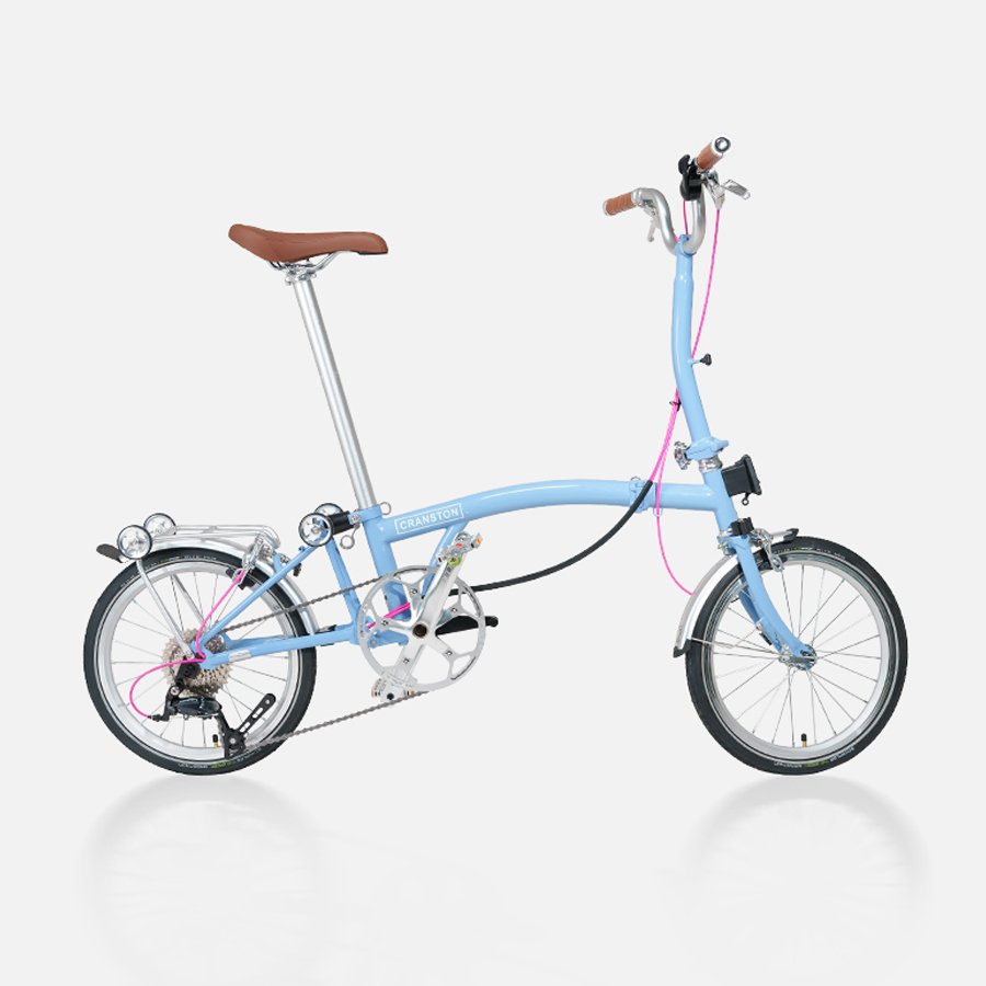 Popular Design Folding Bike16Inch 9-Speed Aluminum Alloy Mountain Bike Double Brake Front & Rear Quick Release Folding Bicycle