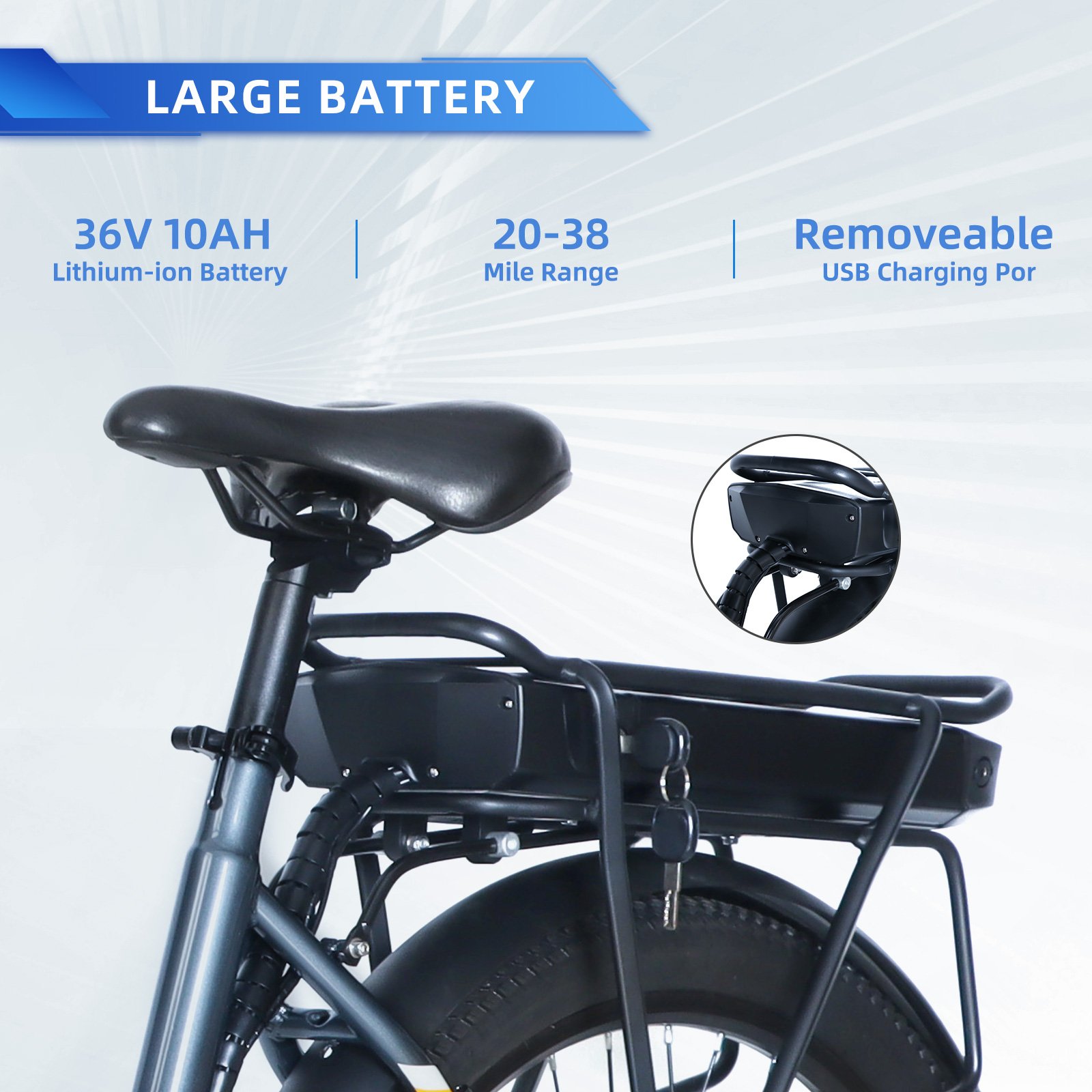 250w 36V 10AH Rechargeable Electric Bicycle City Road e Bikes 2023 Electric Bicycle 26" Urban ebike
