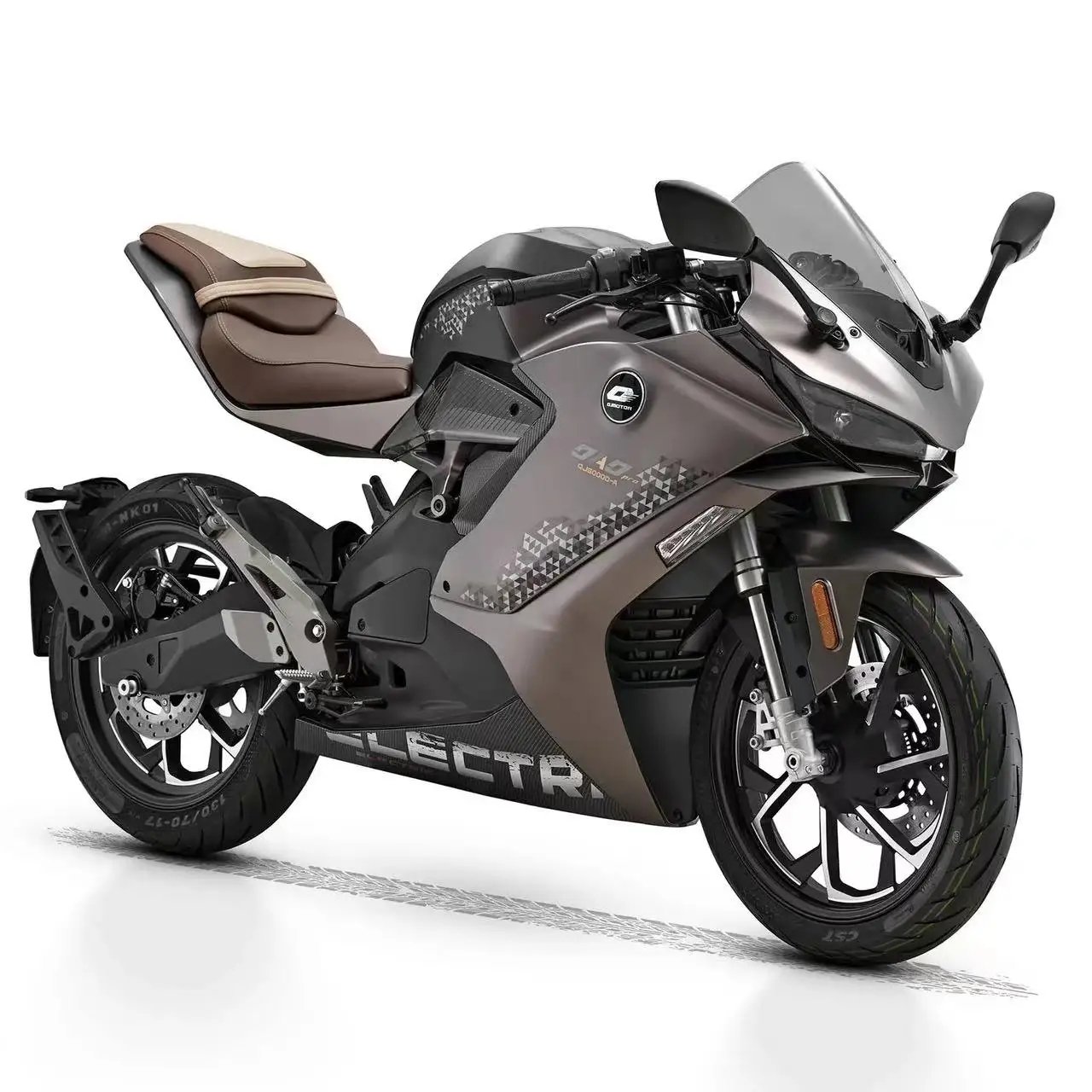 Modern Smart QJ Electric Motorcycle ECO Quiet 2-Wheel EV Qianjiang OAO with Tachograph