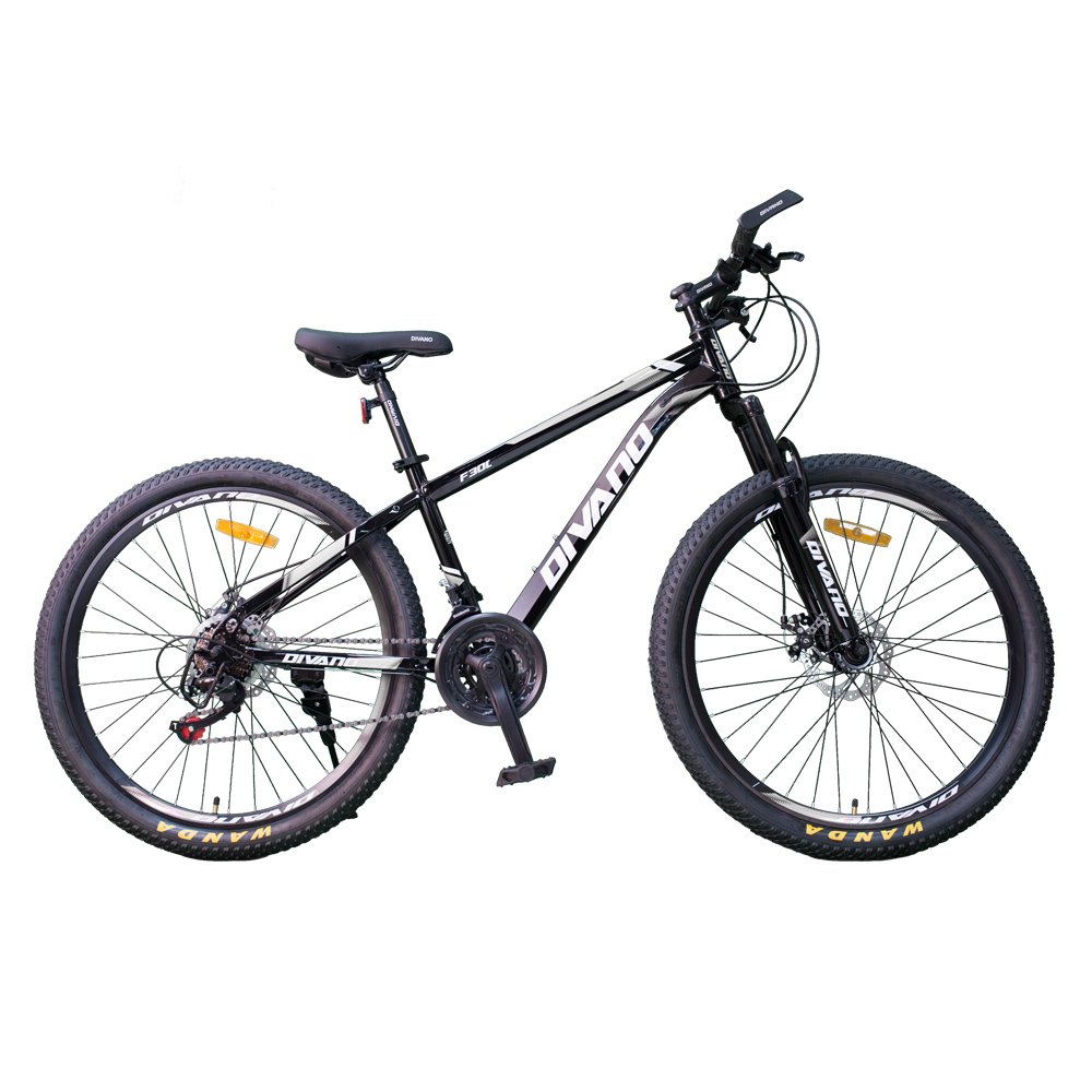 Divano Quality Guaranteed Black And Gray 26-Inch 21-Speed High Tensile Steel Frame Mountain Bike For Man