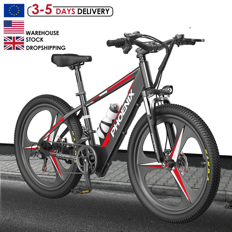 US EU Warehouse 400W 1000W 48V 30AH 32AH Adult 2 Seat Off Road Electric Mountain Bikes 26 Inch Fat Tire Electric Mountain Bike
