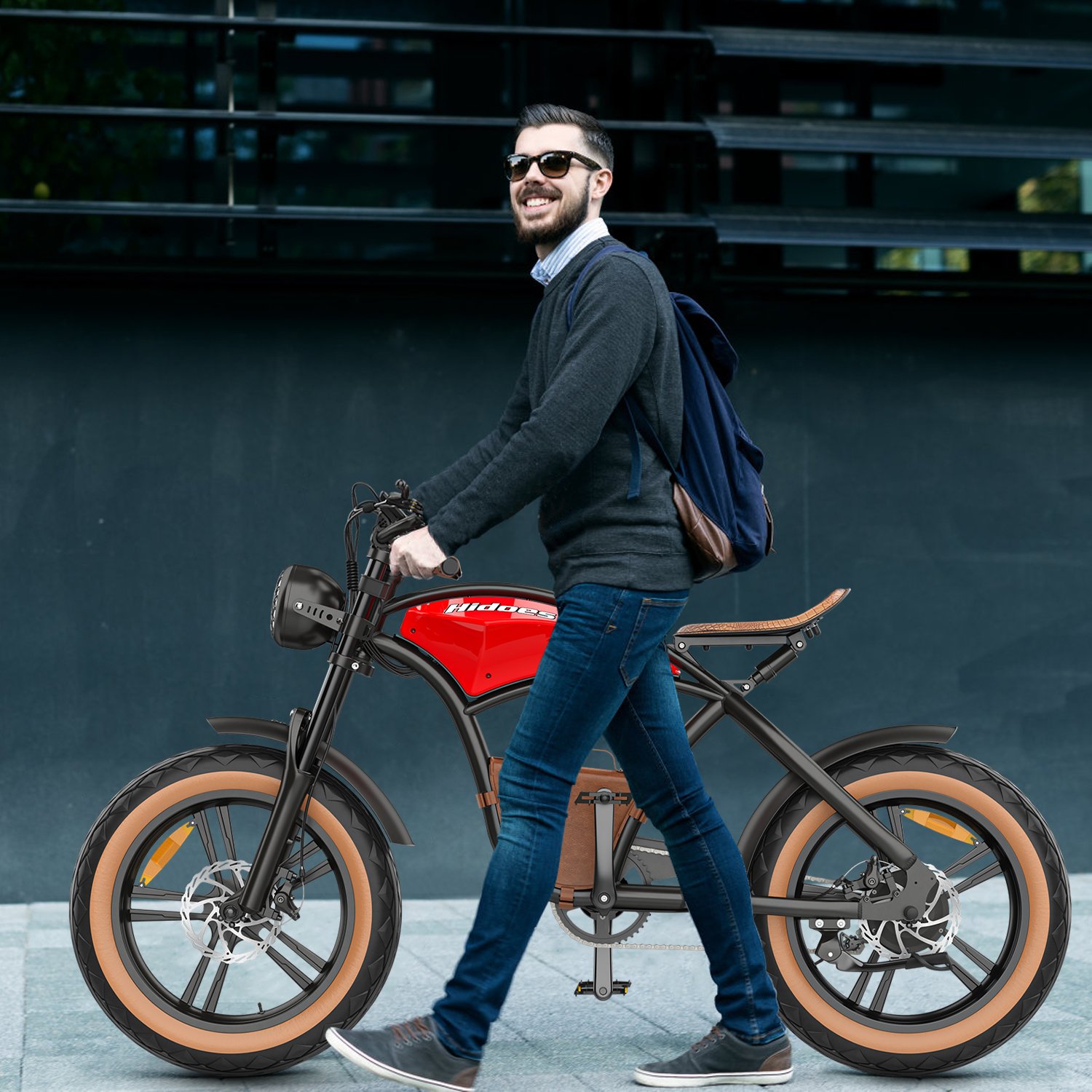UK US EU Warehouse 20 Wheel Size E Bike Hidoes B10 Beach Mountain Off Road 13Ah 1000w Steel Frame Electric City Bike
