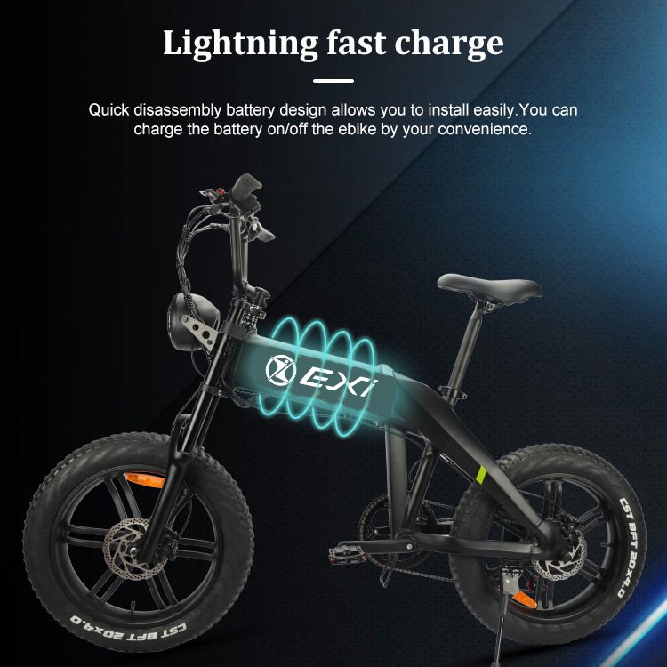 Customized 48V 500W Electric Mountain Bike Rear Hub Drive Disc Brake Integrated Lithium Aluminum Battery Safety Features Alloy