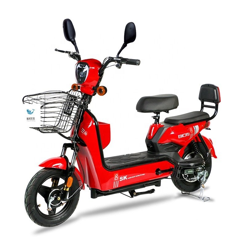 Hot Selling 48V Electric City Bike Rear Hub Motor 3-Speed Steel Electronic Bike Integrated Battery Turn Signal Rearview Disc
