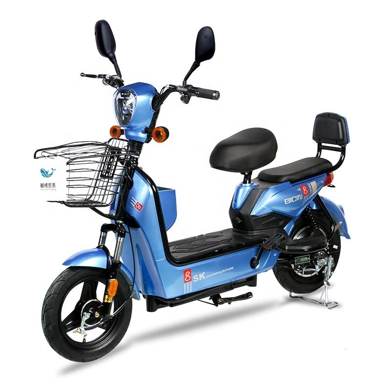 Hot Selling 48V Electric City Bike Rear Hub Motor 3-Speed Steel Electronic Bike Integrated Battery Turn Signal Rearview Disc