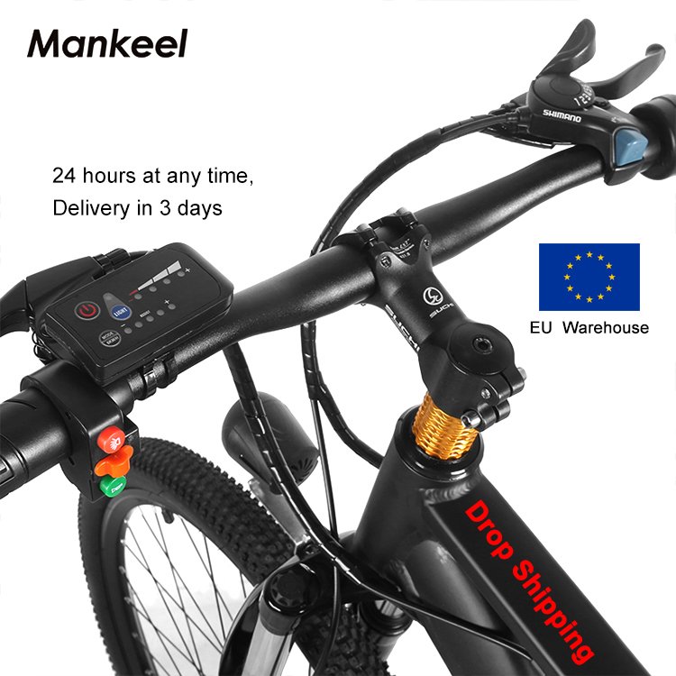 EU Warehouse In Stock 7 Speed Electric Mountain Bike Dc36V Intelligent Dual Mode Function Electric Bicycle Power Assisted