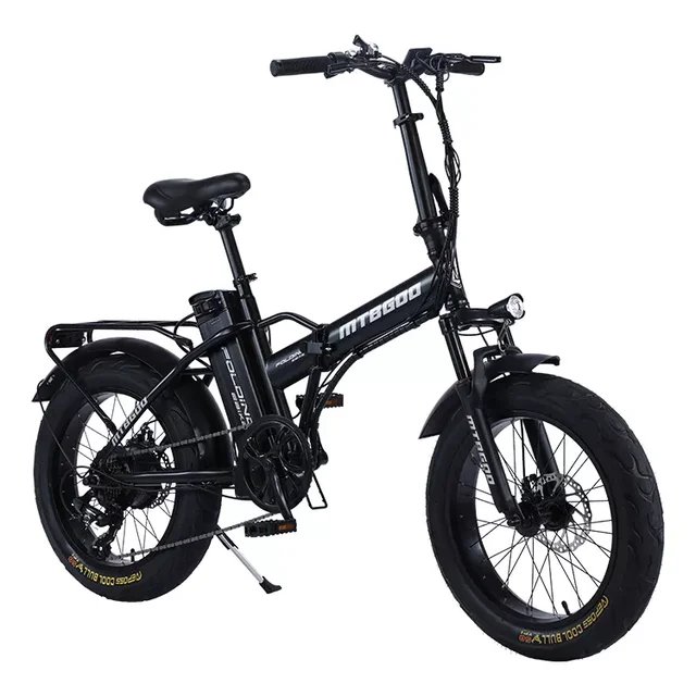 Warehouse stock Foldable Electric Bike 14 Inch Fat Tire Off Road Ebike 400W 48V lithium Mountain Electric Bicycle For Adults