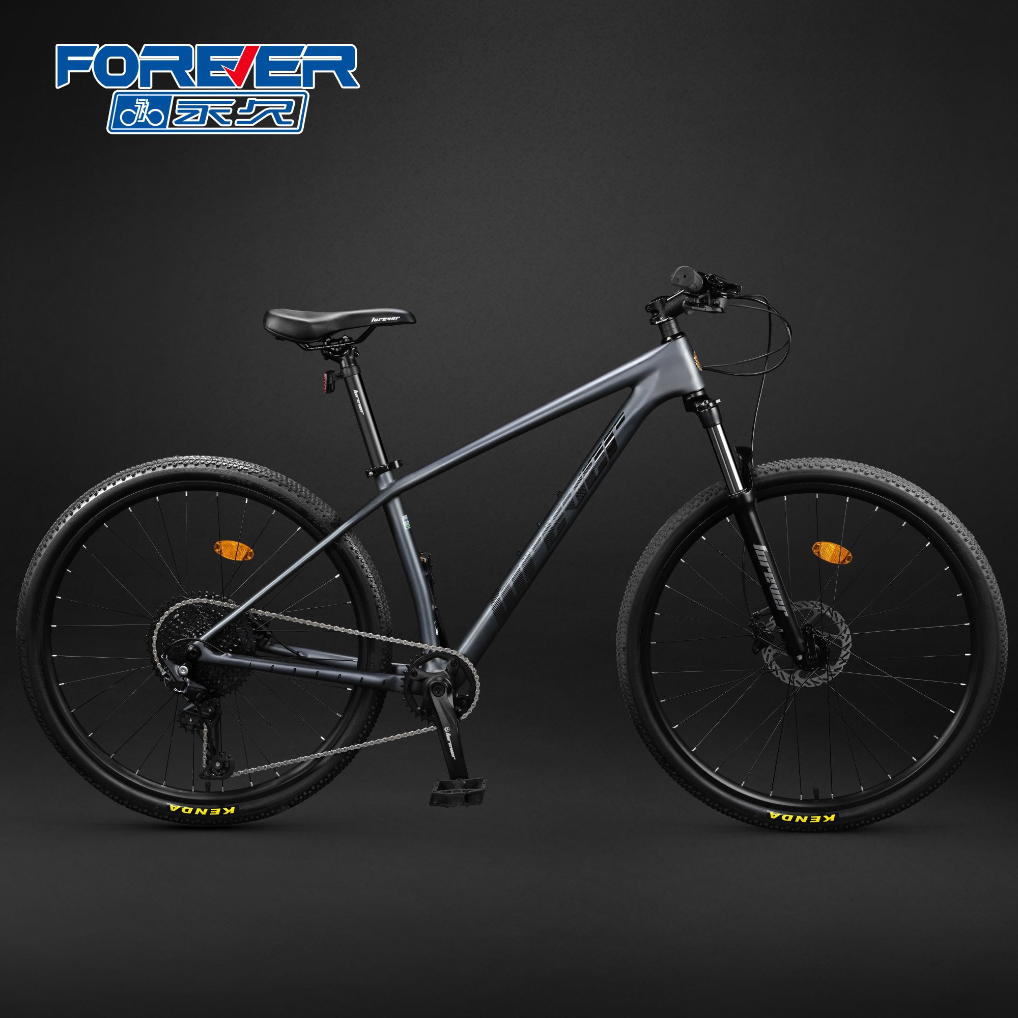 FOREVER New Carbon Fiber Frame Bike 27.5 Inch 12 Speed MTB Mountain Bike