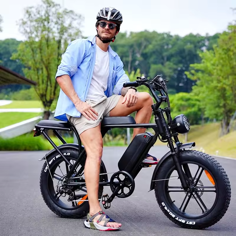 Ouxi V8 20" Fat Tire Electric Mountain Bike for Adults EU & USA Warehouse Adult Electrique Fat Bicycle Available in EU and US