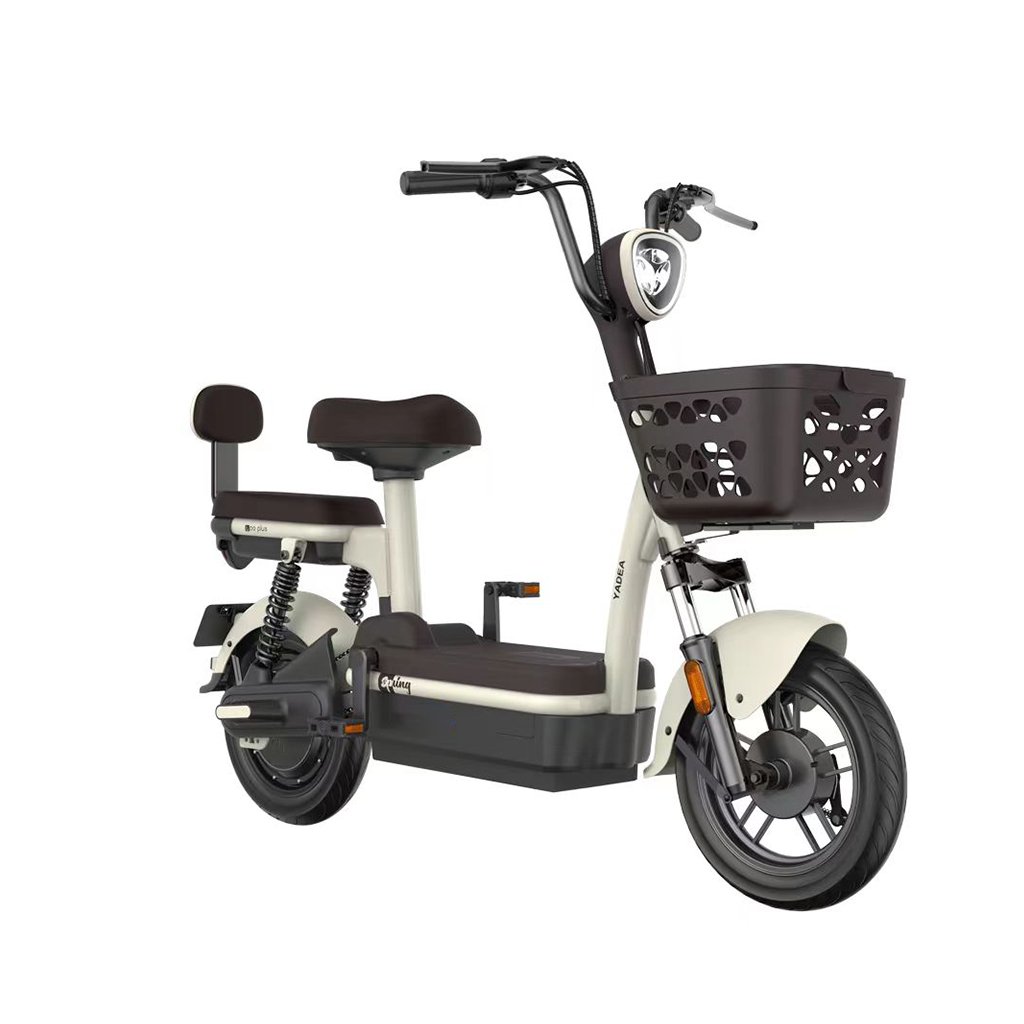 Yadea Factory Wholesale Electric Bicycle 400W 48v Adult Electric City Bike Lead-Acid Battery Two-Wheeled Electric Scooter