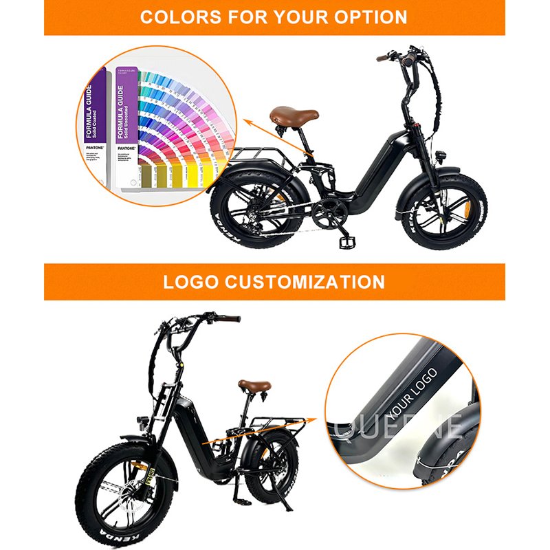 Cheap Prices 1000w 48v Adult Mountain City Road Long Range Ebike Fatbike 20 Inch Fat Electric Bike