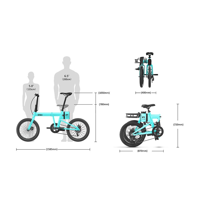 Shimano 7-8 speed S7 Folding Fast Electric Dirt Bike Cargo Bike Electric Ebike E-Cargo Family E Bicycle
