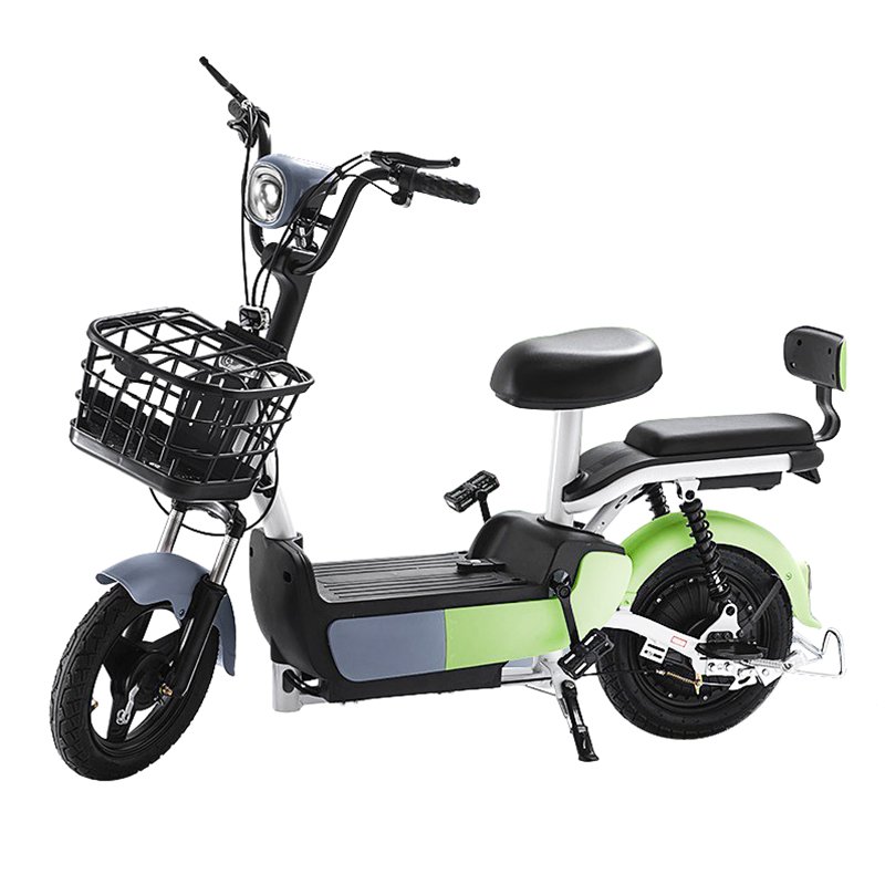 14-inch two-wheeled electric bike with 48V lead-acid battery wheel hub electric city bike3 Speeds 750W Motor Power