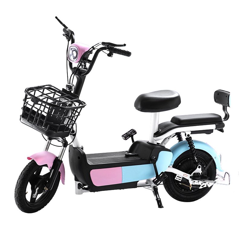 14-inch two-wheeled electric bike with 48V lead-acid battery wheel hub electric city bike3 Speeds 750W Motor Power