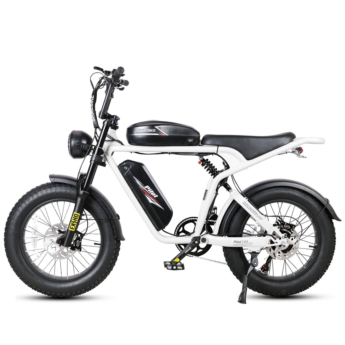 USA Europe Warehouse SAMEBIKE Factory 20" Full Suspension 48V 32Ah Long range 1200w All Terrian Fat tire Electric Mountain Bike