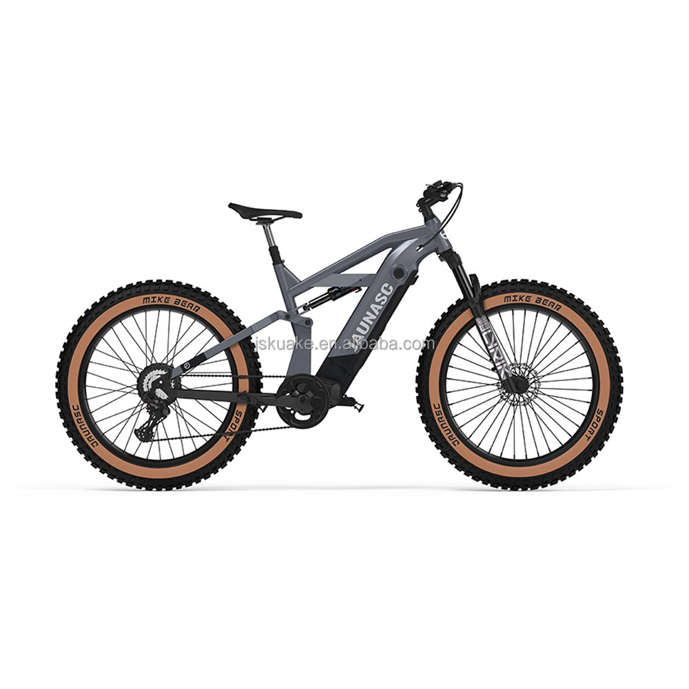 Kuake ebike mtb TRUCKRUN M09 suspension velomobile bicimoto bosch city bicycle fat tire electric mountain bike with throttles