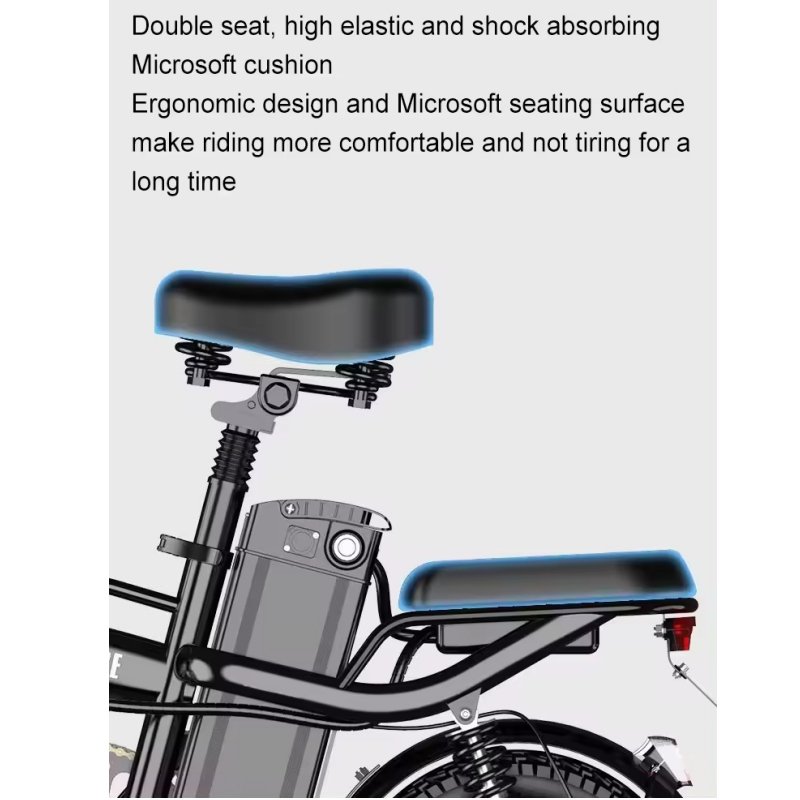 Rts Mini Folding Electric Bicycle 400W 48V 14 Inch Electric City Bike Foldable Electric Bike cheap adult battery power scooter