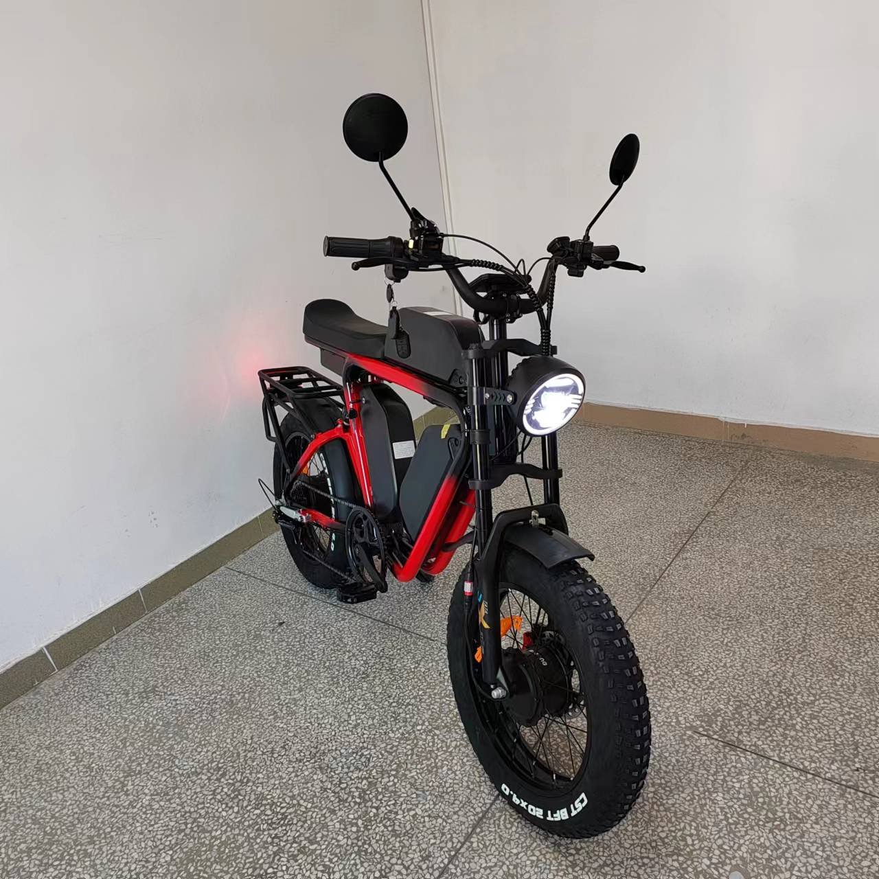 52V Electric Bike Dual Motor Bafang Triple Battery 66Ah Oil Brake Full Suspension Off Road MTB 55-60kmh Fat Tire Electric Bike