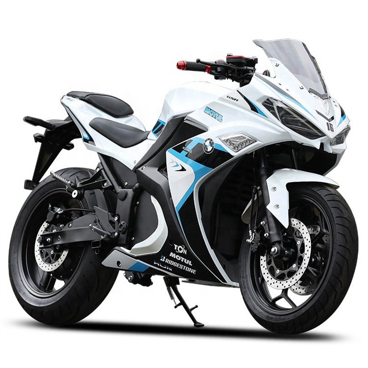 New electric racing motorcycle sportbike cool design V6