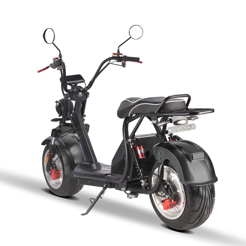 2024 new rear storage box bracket equipped10 inch big rim electric scooter adults electric city bike