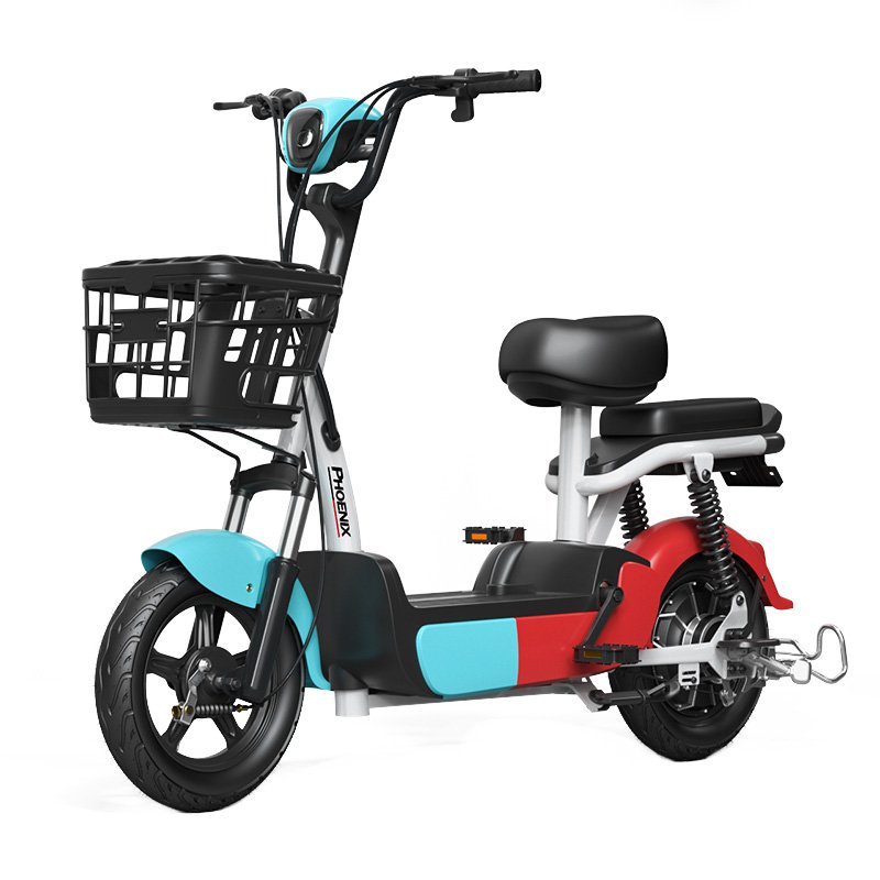 Home Delivery 350W 500W 48V 20AH 24AH 150Km City Road Commuting Electric Bike Adult 2 Seater 14 Inch Electric Bike
