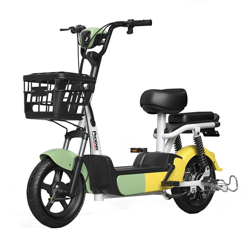 Home Delivery 350W 500W 48V 20AH 24AH 150Km City Road Commuting Electric Bike Adult 2 Seater 14 Inch Electric Bike