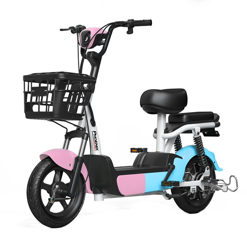 Home Delivery 350W 500W 48V 20AH 24AH 150Km City Road Commuting Electric Bike Adult 2 Seater 14 Inch Electric Bike