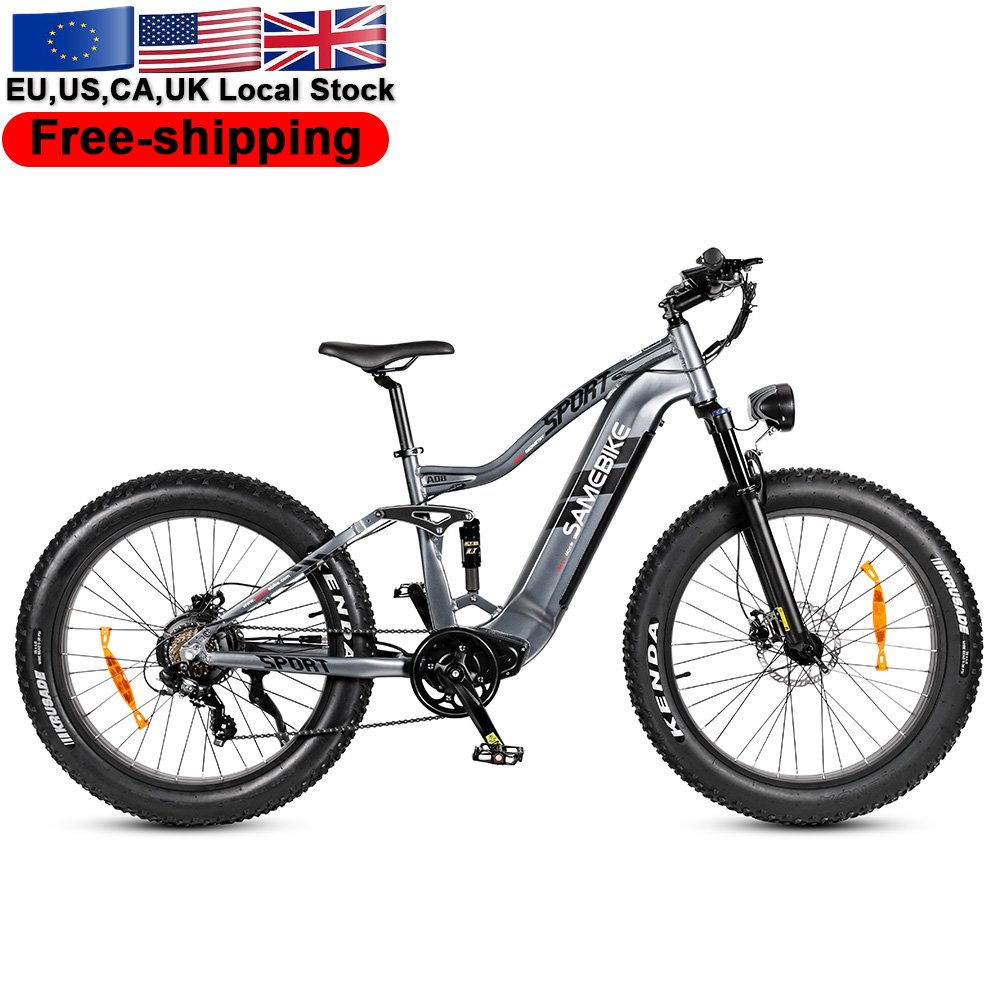 2023 USA/EU Light Bee X Road SAMEBIKE hot selling RS-A08 Fat electric mountain bike
