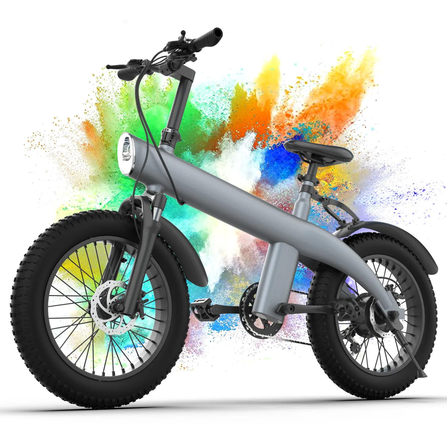Drop Shipping EU US Warehouse Q3 750W Powerful ebike shimano 7 Speed Gear 20MPH 20inch Electric Fat Tire e Bike for Adults