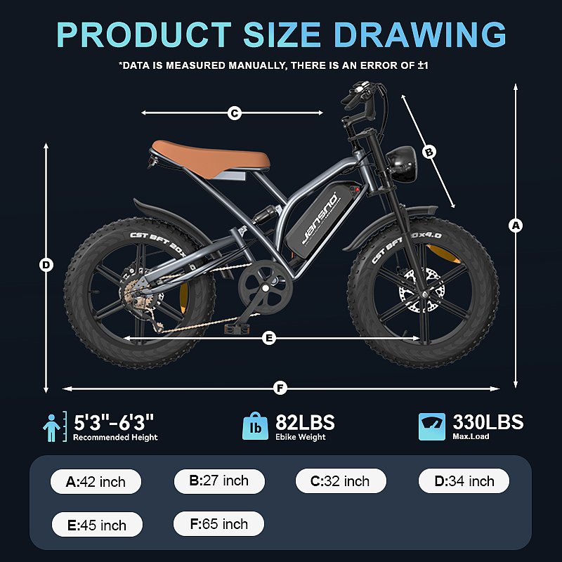 New JANSNO X50 Fat Tire Electric Bike 750w Electric Bike 48v Suspension Mountain Snow Charging E-bike Ebike