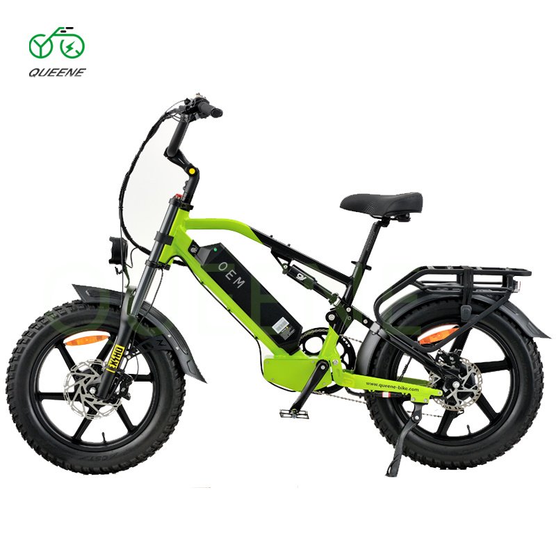 20Ah 20*4.0 e-bike full suspension fat tire electric mountain bike with throttle 1500w
