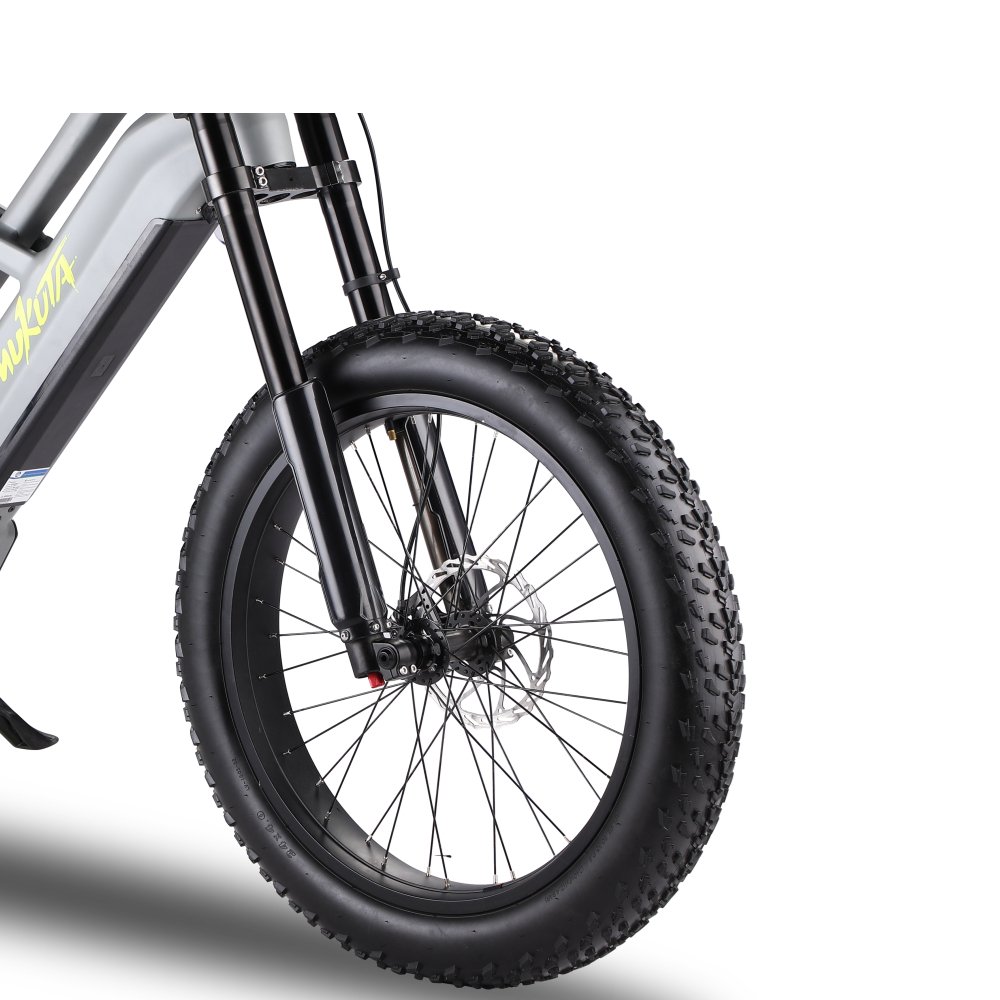 Fat Tire Electric Bike Cycle 24 Inch Mukuta Knight Foldable Electric City Bike 1200W 20Ah Electric Bike Wholesale