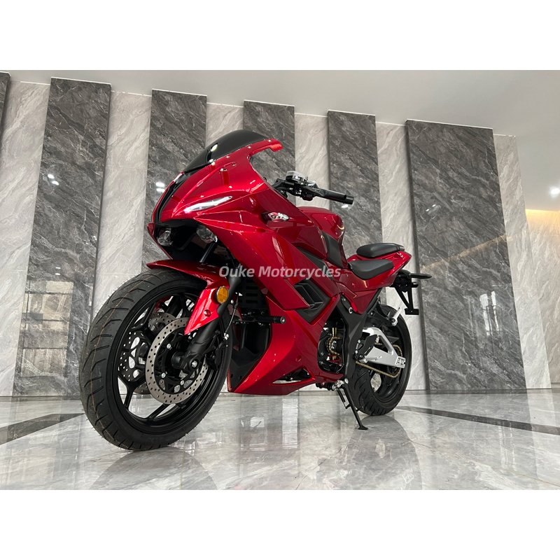 Mid-Mounted Chain Motor Electric Motorcycles 10000W Speed 200km/h 72v120A Lithium Battery 240KM Range