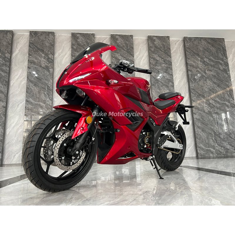 Mid-Mounted Chain Motor Electric Motorcycles 10000W Speed 200km/h 72v120A Lithium Battery 240KM Range