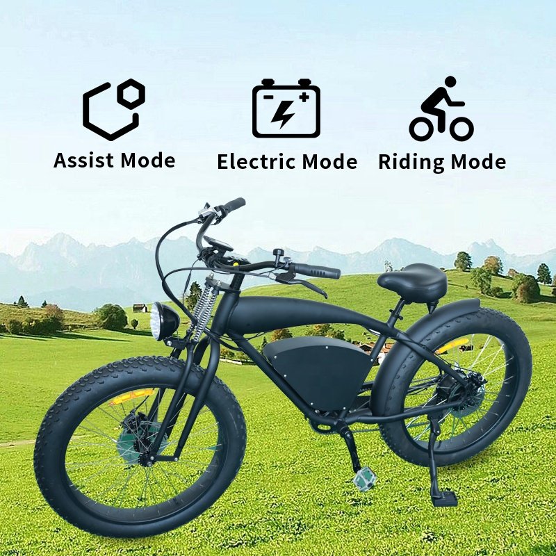 New Fat Bike 26 inch Ebike Bicycle Dropshipping 250W 750W 1000w City Electric Bike Adult