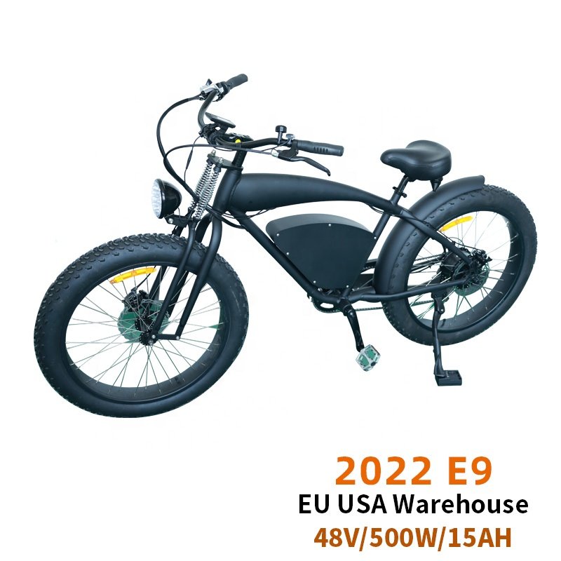 New Fat Bike 26 inch Ebike Bicycle Dropshipping 250W 750W 1000w City Electric Bike Adult