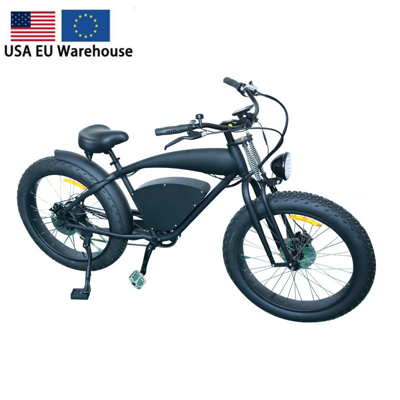 New Fat Bike 26 inch Ebike Bicycle Dropshipping 250W 750W 1000w City Electric Bike Adult
