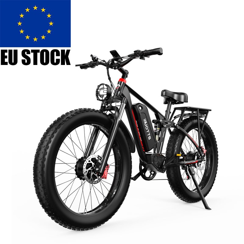 EU Warehouse DUOTTS S26 Dual Motor Electric Bicycle Fat Tire 750W*2 20AH Battery ebike All Terrain Mountain Bike