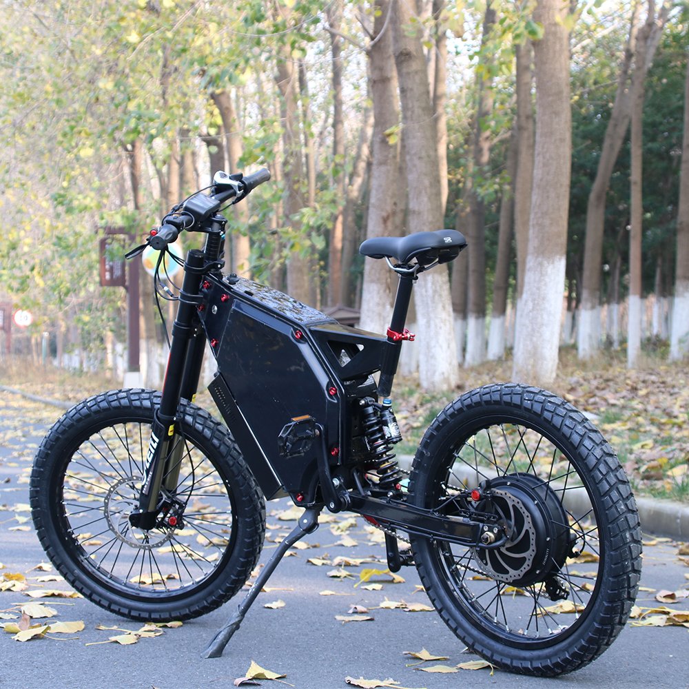 5KW Full Suspension Fully Steel Frame enduro Ebike 5000W 72V Bomber Electric Bike