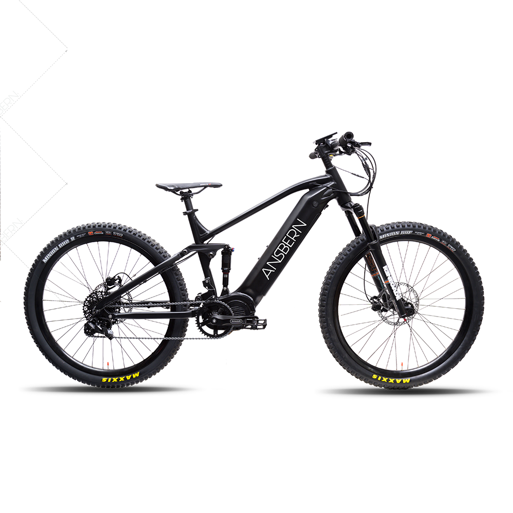 2023 Ansbern 29 Inch 1000W 48V Bafang Full Suspension Electric Mountain Bike e bike