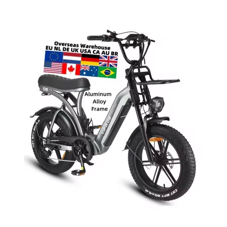 Ouxi Q8 20 inch tire electric bicycle Europe warehouse stock electric fat bike mountain bike for adult