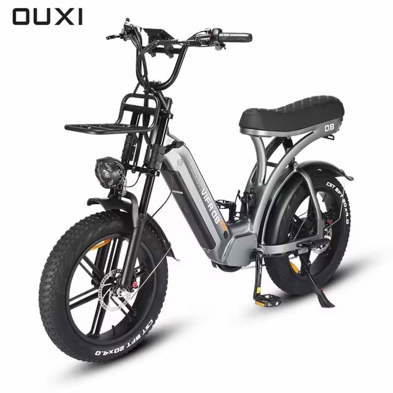 Ouxi Q8 20 inch tire electric bicycle Europe warehouse stock electric fat bike mountain bike for adult