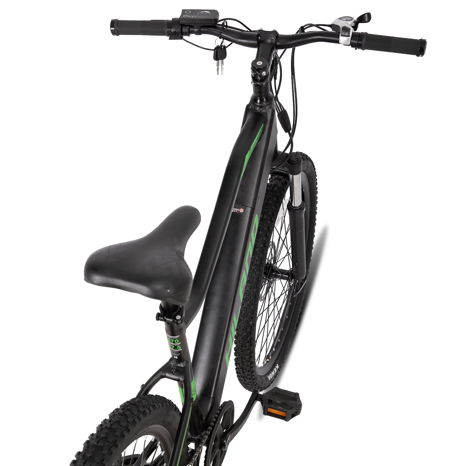 JOYKIE Aluminum Alloy frame 7 Speed air suspension city mountain electric bicycle electric bicycle adult 27.5 electric bike
