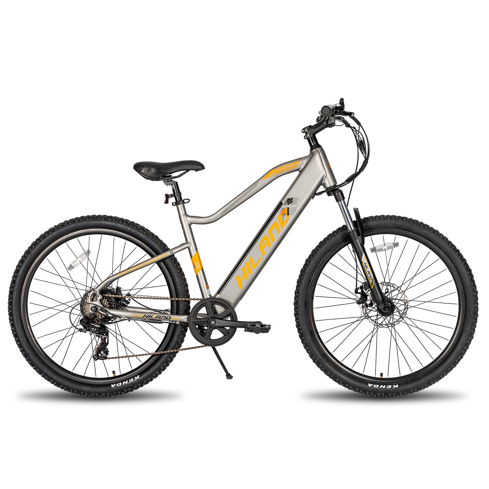 JOYKIE Aluminum Alloy frame 7 Speed air suspension city mountain electric bicycle electric bicycle adult 27.5 electric bike